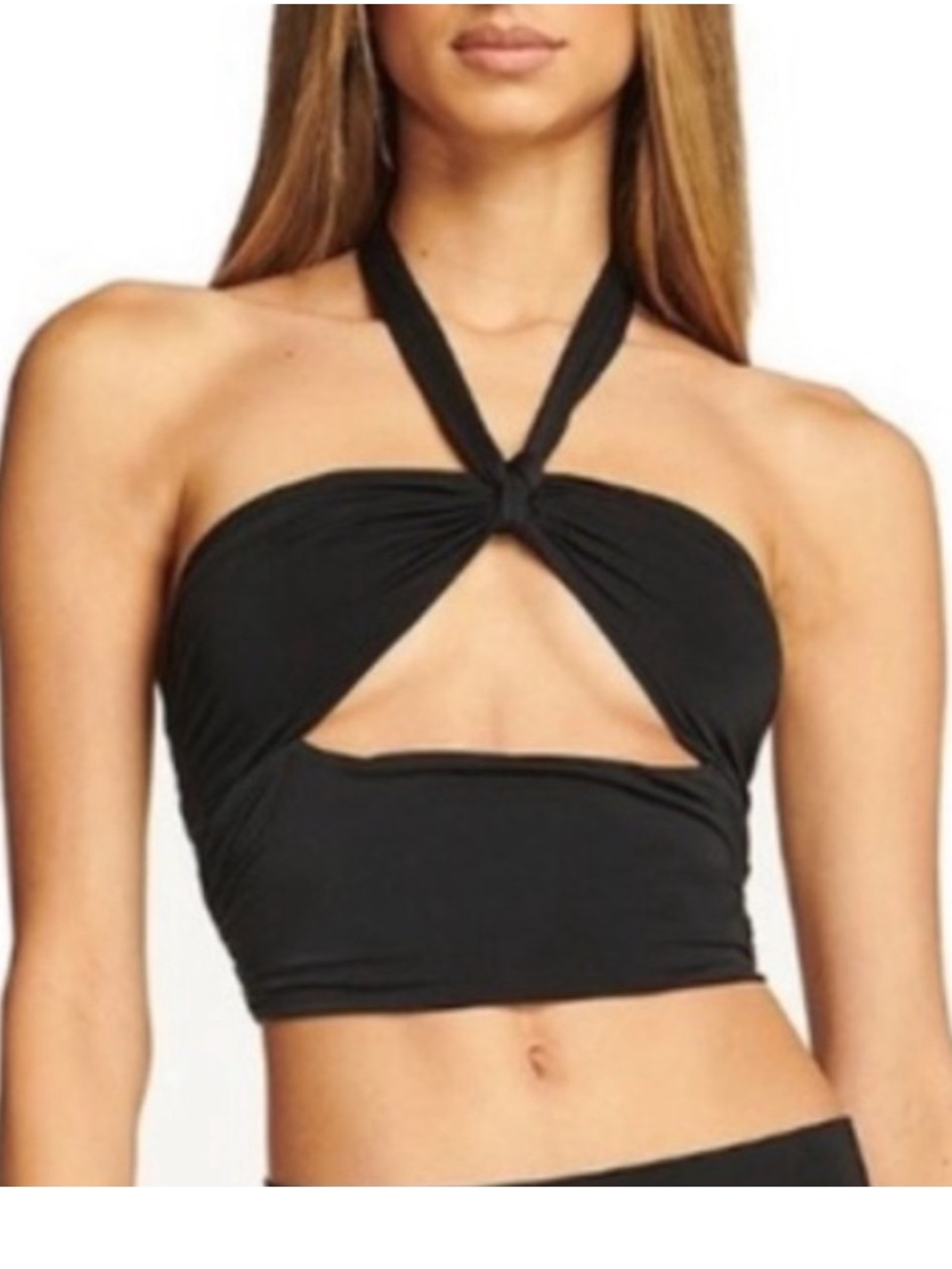 I AM GIA. Isabella Top Black